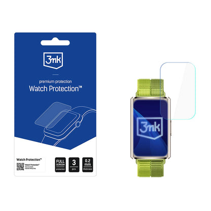 3MK Arc Suojakalvo Huawei Band 11 Prolle, 3 kappaleen setti, Muovi