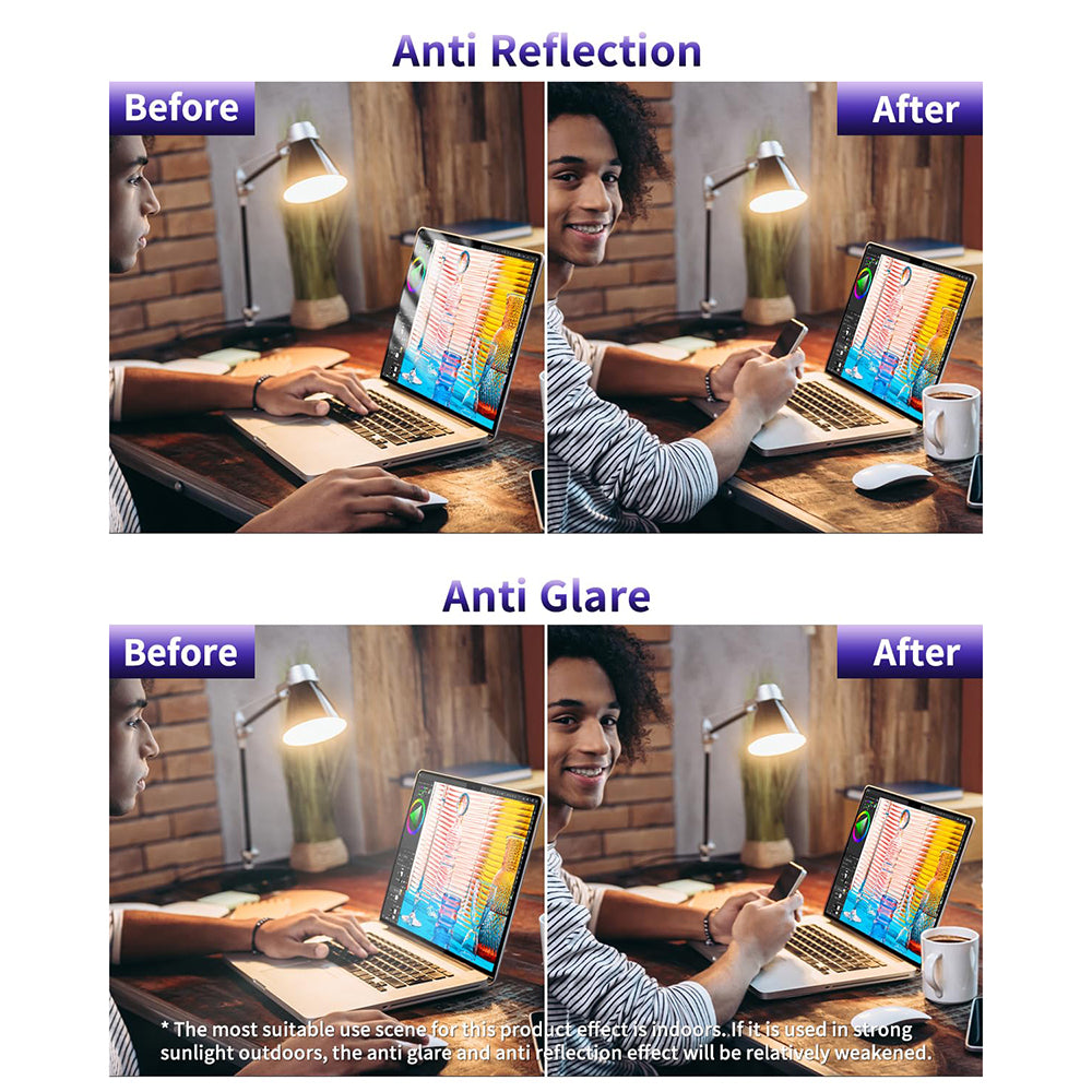 Näytönsuojakalvo Anti Blue Light Techsuit VisionProX Apple MacBook Air 13 tuumaa (2020) / (2018) / (2017), Muovi