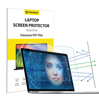 Sinisen valon suodattava näytönsuojakalvo Techsuit VisionProX Apple MacBook Air M3 15 tuumaa (2024) / Air M2 15 tuumaa (2023), Muovi