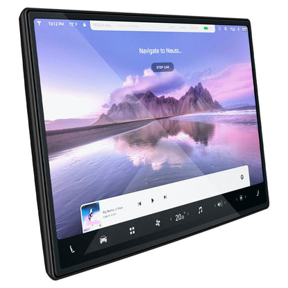 Spigen GlastR EZ FIT -suojakalvo Tesla X / S -navigaattoriin (2022 - 2021), Panssarilasi, Musta AGL04688