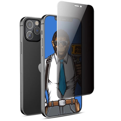 Privacy Blueo -näytönsuojakalvo Apple iPhone 13 Pro Maxille, Panssarilasi, Täysliima, 5D