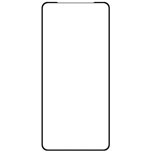 OEM-näytönsuoja Samsung Galaxy A22 A225:lle, karkaistu lasi, täysi liima, 9D, musta