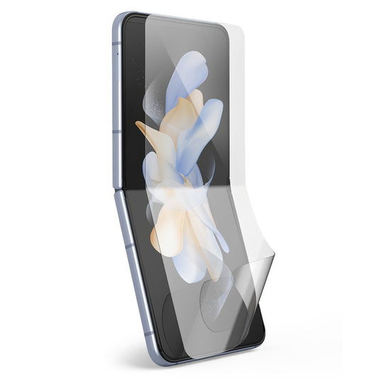 Ringke Dual Easy sisäinen näytönsuojakalvo Samsung Galaxy Z Flip4 F721:lle, muovi, 2 kappaleen setti