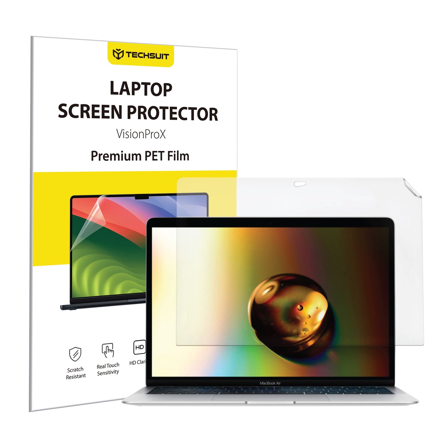 Mattapintainen sinivalosuojakalvo Techsuit VisionProX Apple MacBook Air 13 tuumaa (2020) / (2018) / (2017), Muovi