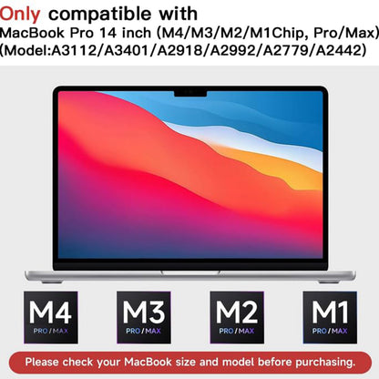 Mattapintainen sinivalosuojakalvo Techsuit VisionProX Apple MacBook Pro 14 tuumaa (2024), Muovi