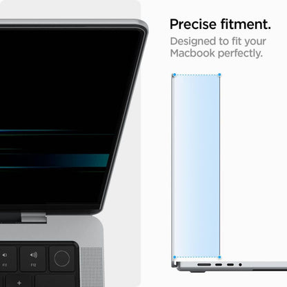 Spigen Safe View Magnetic -yksityisyyssuojakalvo Apple MacBook Pro 14 tuumaa (2022) / (2024) / (2023) / (2021), muovi AFL06158