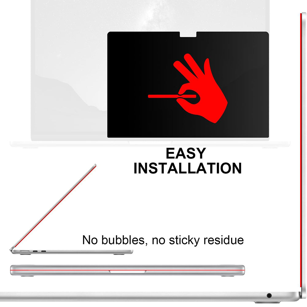 Näytönsuojakalvo Privacy Techsuit VisionProX Magnetic Apple MacBook Pro 14 tuumaa (2024), Muovi