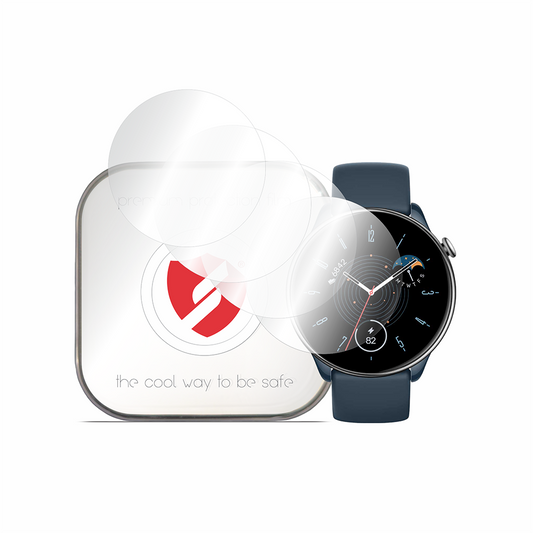 Smart Protection Premium Classic suojakalvo Amazfit GTR Mini -kellolle, 4 kappaleen setti, muovia
