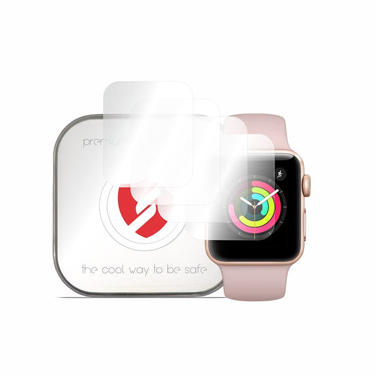 Smart Protection Premium Classic suojakalvo Apple Watch 38mm -sarjalle, 4 kappaleen setti, muovia