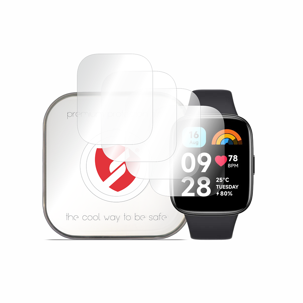 Smart Protection Premium Classic Protective Film for Apple Watch 41mm / 40mm Series, Set of 4 pieces, Plastic