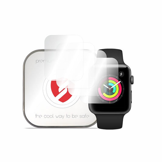 Smart Protection Premium Classic -suojakalvo Apple Watch 42mm -sarjalle, 4 kappaleen setti, muovia
