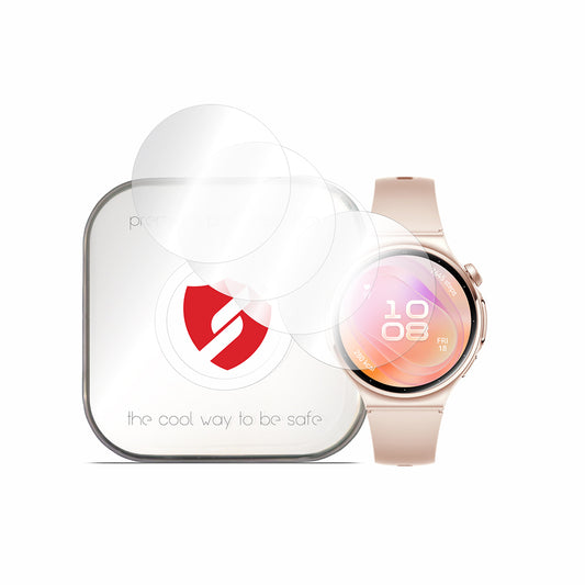 Smart Protection Premium Classic -suojakalvo Huawei Watch 6 42 mm:lle, muovia, 4 kappaleen pakkaus