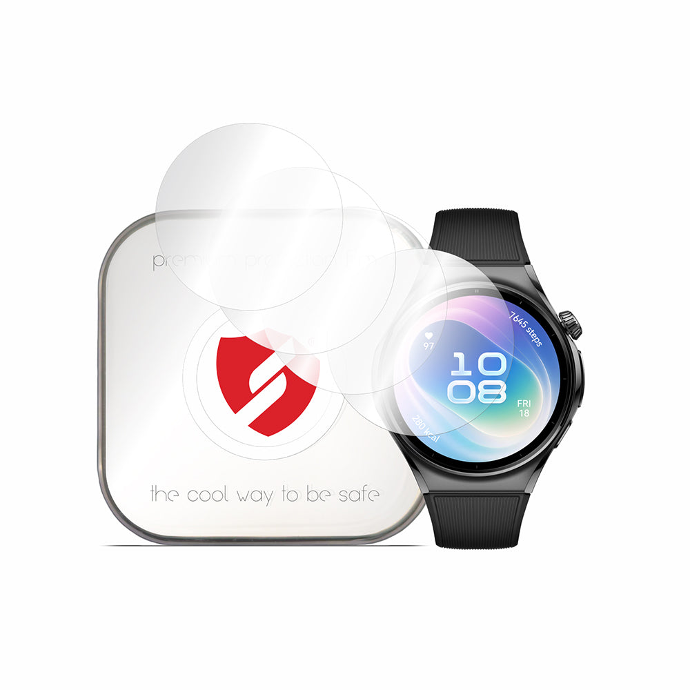 Smart Protection Premium Classic -suojakalvo Huawei Watch 6 46 mm:lle, muovia, 4 kappaleen setti