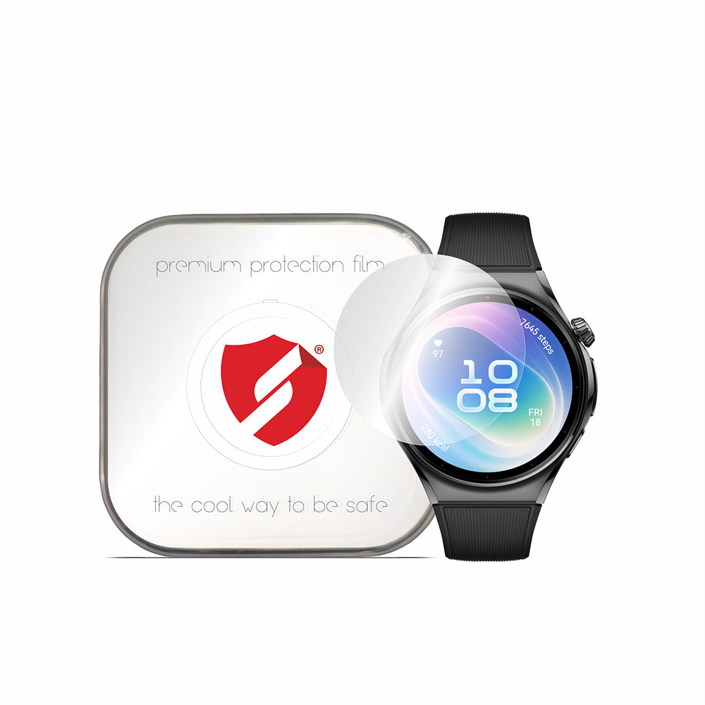 Smart Protection Premium Classic -suojakalvo Huawei Watch 6 46 mm:lle, muovia, 4 kappaleen setti