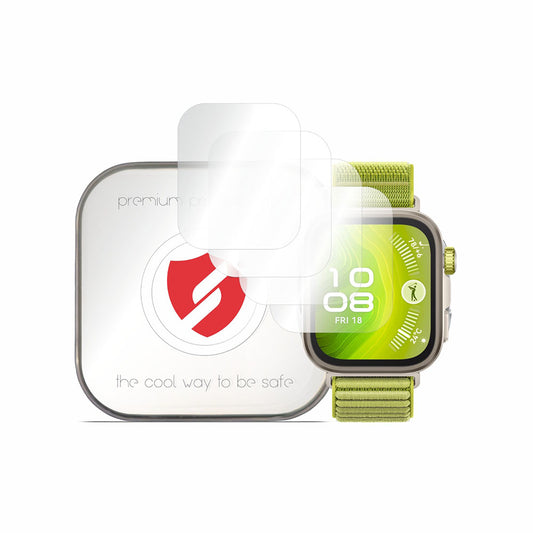 Smart Protection Premium Classic -suojakalvo Huawei Watch Fit 4 Prolle, 4 kappaleen setti, muovia