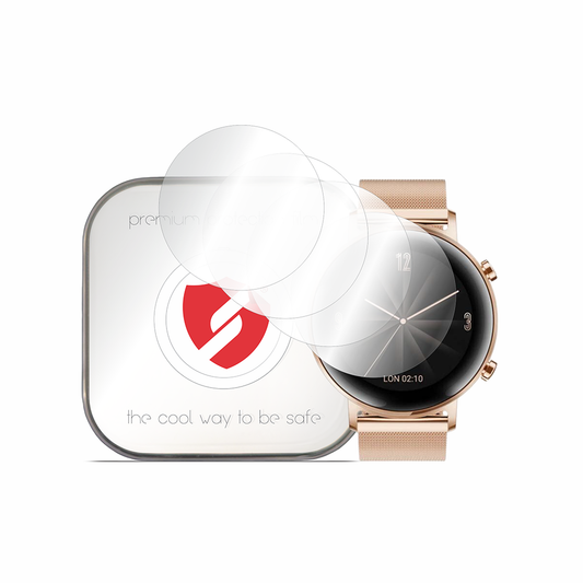 Smart Protection Premium Classic suojakalvo Huawei Watch GT 2 42mm:lle, 4 kappaleen setti, muovia