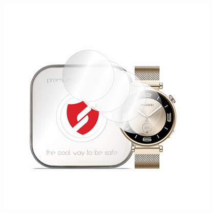 Smart Protection Premium Classic Screen Protector for Huawei Watch GT 4 41mm, Set of 4 pieces, Plastic