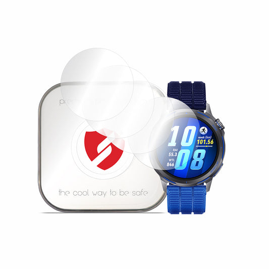 Smart Protection Premium Classic -suojakalvo Huawei Watch GT Runner 2:lle, muovia, 4 kappaleen pakkaus