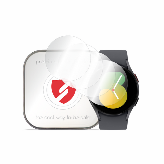Smart Protection Premium Classic -suojakalvo Samsung Galaxy Watch5 40 mm:lle, 4 kappaleen setti, muovia