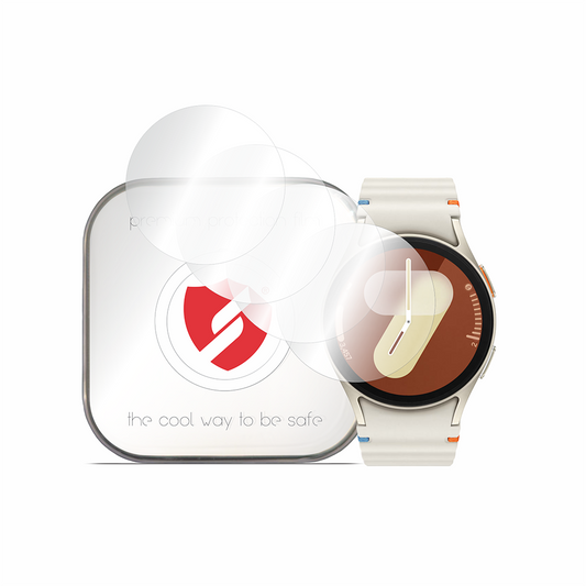 Smart Protection Premium Classic suojakalvo Samsung Galaxy Watch7 40mm:lle, 4 kappaleen setti, muovia
