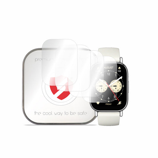 Smart Protection Premium Classic -suojakalvo Xiaomi Redmi Watch 5 Lite -kellolle, 4 kappaleen setti, muovia