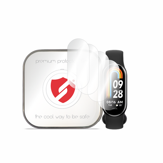 Smart Protection Premium Classic -suojakalvo Xiaomi Smart Band 9 / Band 8:lle, 4 kappaleen setti, muovia