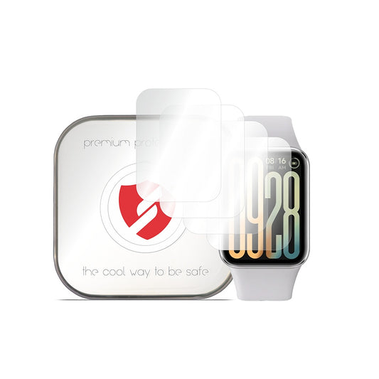Smart Protection Premium Classic -suojakalvo Xiaomi Smart Band 9 Pro:lle, 4 kappaleen setti, muovia