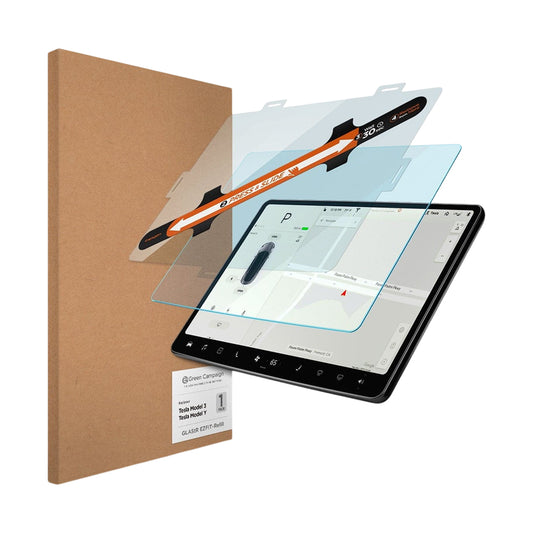 Spigen GlastR EZ FIT Anti-Glare -suojakalvo Tesla 3:lle (2021 - 2023), Karkaistu lasi AGL04338