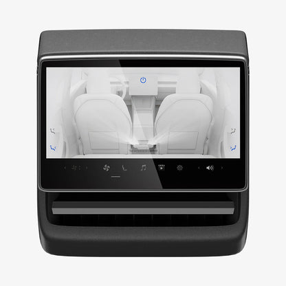 Spigen GlastR Slim Anti-Glare -suojakalvo Tesla Y (2026 / 2025) / 3 (2026 / 2025 / 2024) navigointiin, karkaistu lasi AGL07586