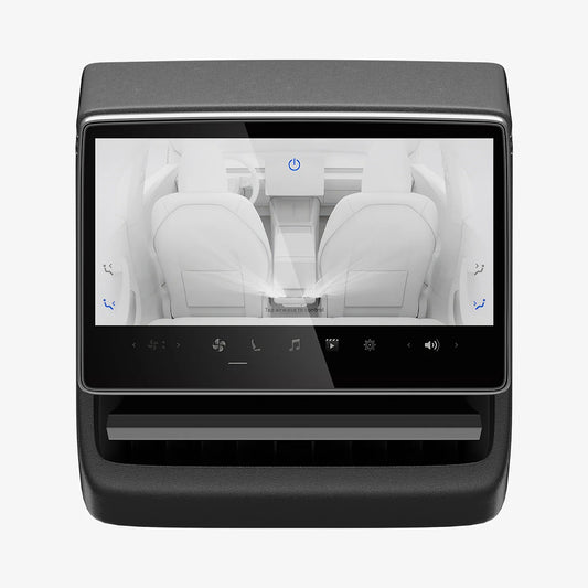 Spigen GlastR Slim Anti-Glare -suojakalvo Tesla Y (2026 / 2025) / 3 (2026 / 2025 / 2024) navigointiin, karkaistu lasi AGL07586