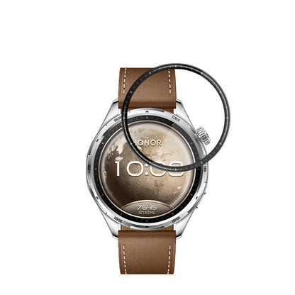 Techsuit Nano Flex -suojakalvo Honor Watch 6:lle, muovia, 2 kappaleen setti, musta