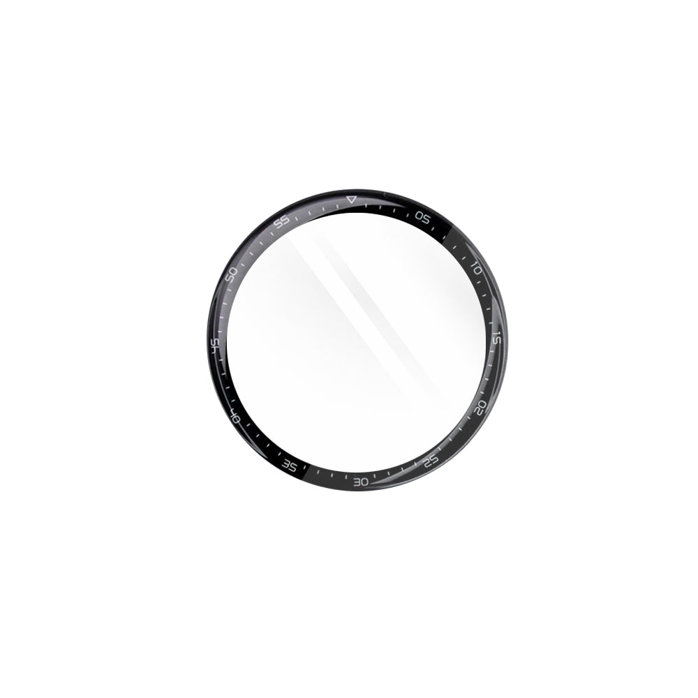 Techsuit Nano Flex -suojakalvo Huawei Watch GT 3 46mm:lle, 2 kappaleen setti, Muovi, Musta
