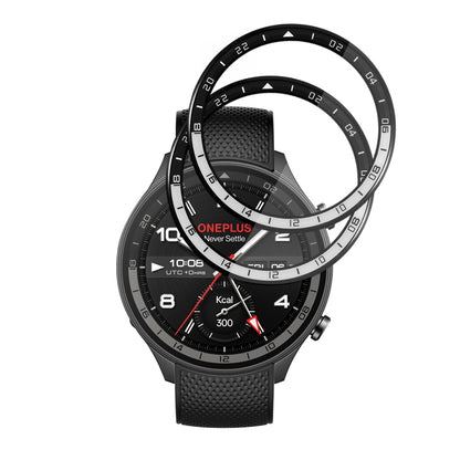 Techsuit Nano Flex -suojakalvo OnePlus Watch 2R:lle, 2 kappaleen setti, Muovi, Musta