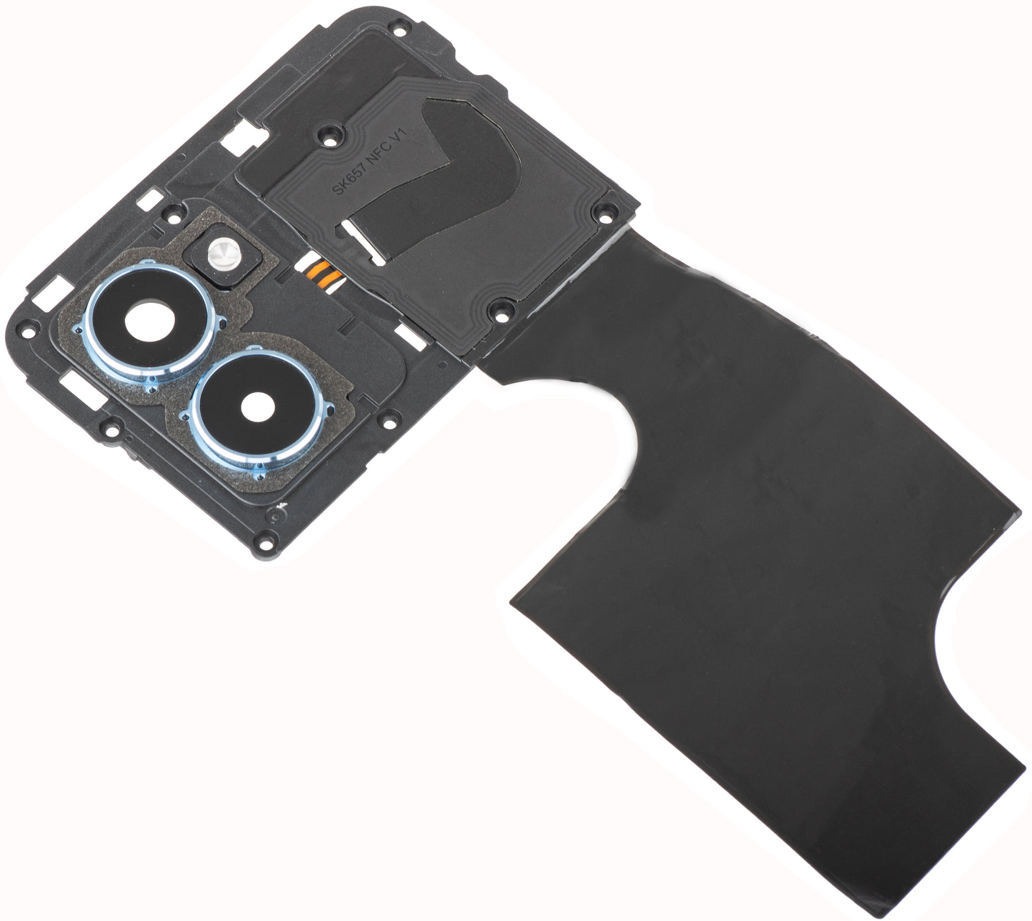 Takakameran lasi - Salama - Sisäkehys - NFC-antenni HMD Pulse Pro, kehyksellä, hopea, Service Pack 286954396
