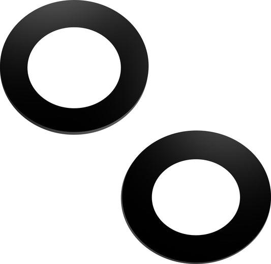 Kameran lasinen takakuori Apple iPhone 14, kehyksellä, musta