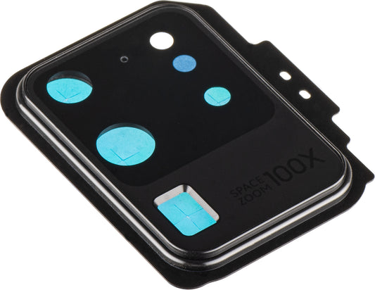 Takakameran lasi Samsung Galaxy S20 Ultra 5G G988 / S20 Ultra G988, kehyksellä, musta