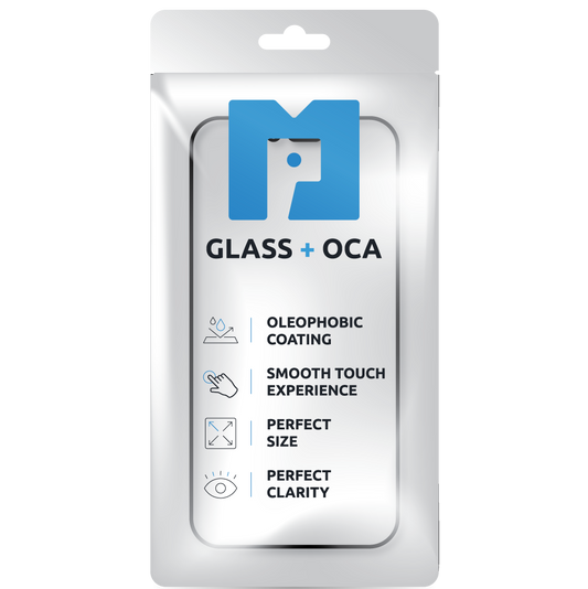 Screen Glass + OCA MP compatible with Apple iPhone 14 Plus, Black