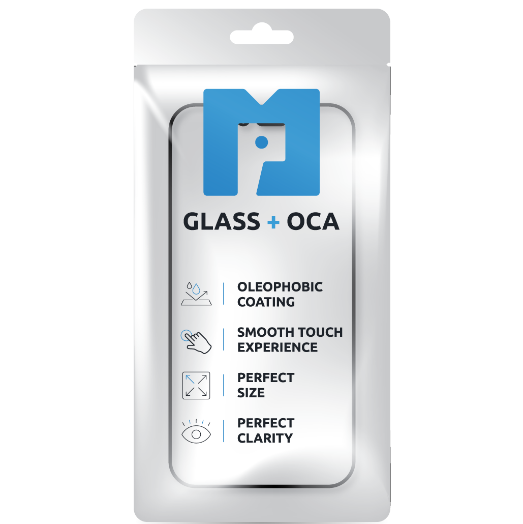 Screen Glass + OCA MP compatible with Apple iPhone 11, Black