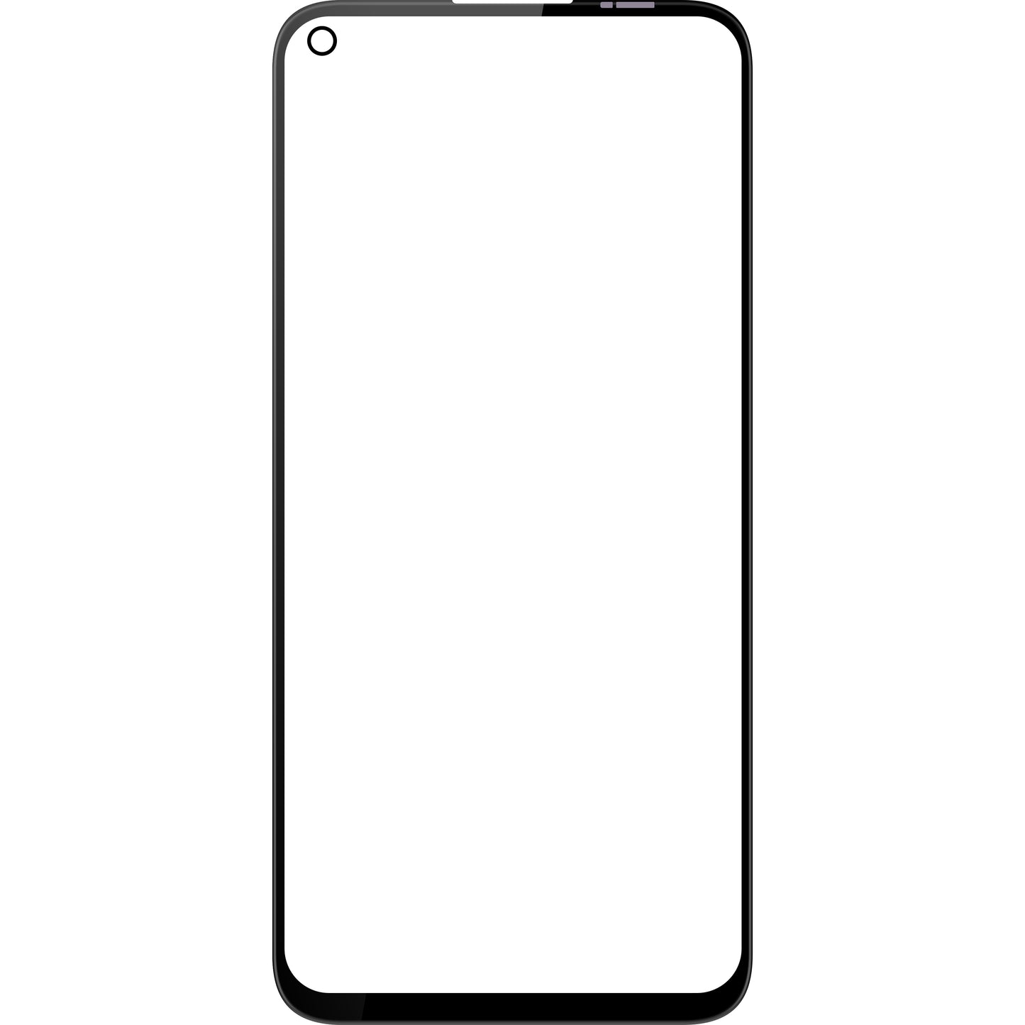 Näyttölasi + OCA Forward Shield Huawei P40 lite 4G:lle, Musta
