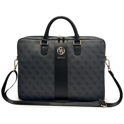 Guess 4G Round Classic Logo -laukku 16 tuuman kannettavalle, musta