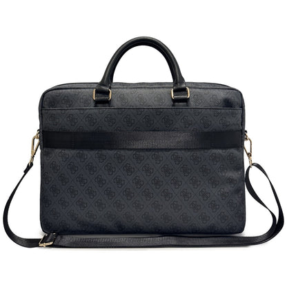 Guess 4G Round Classic Logo -laukku 16 tuuman kannettavalle, musta