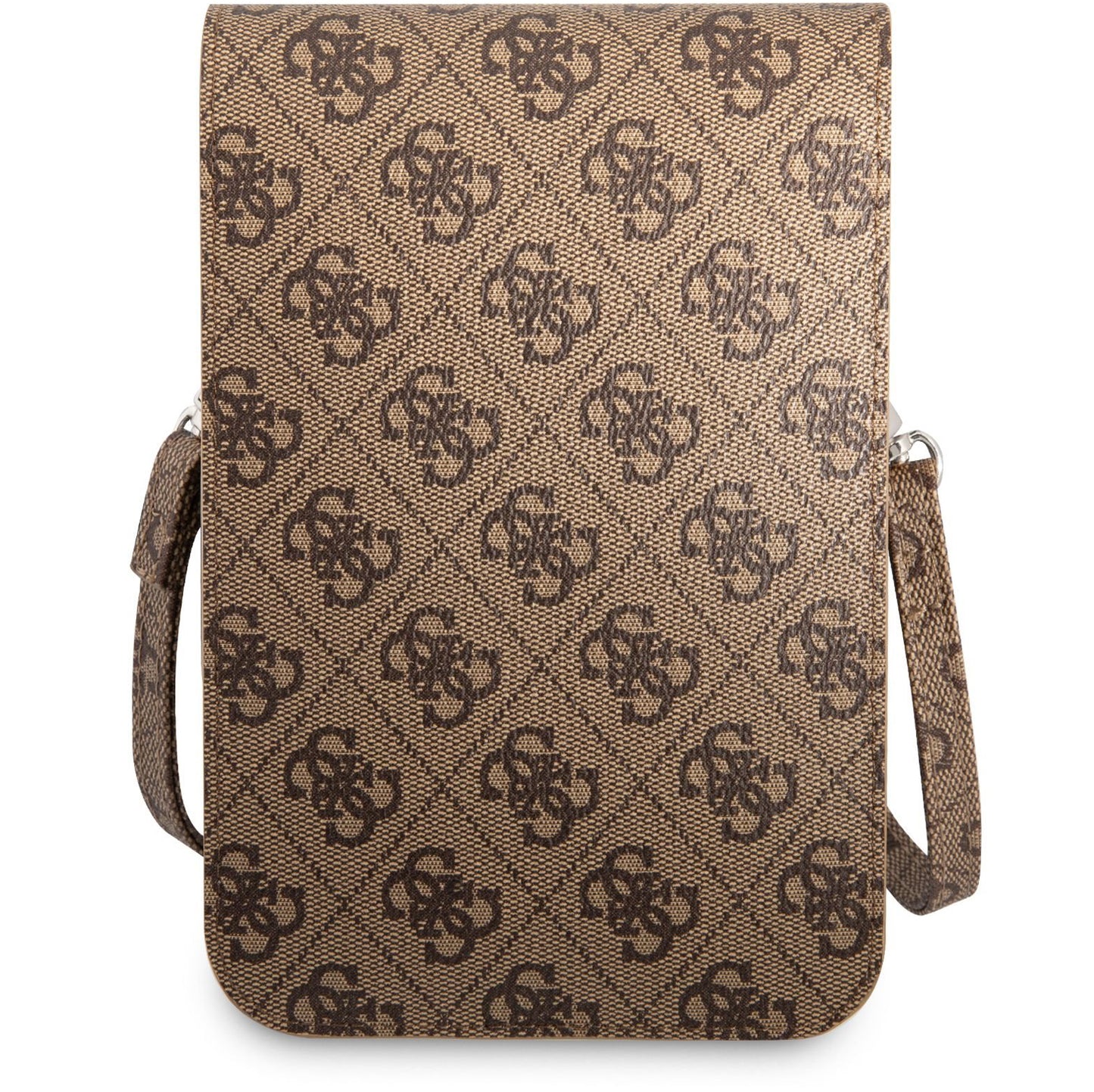 Yleinen puhelinlaukku, Guess, 4G Triangle Logo, Ruskea