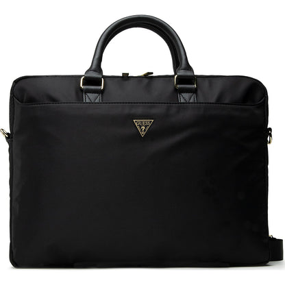 Guess Triangle Logo Bag for 16-inch Laptop, Black