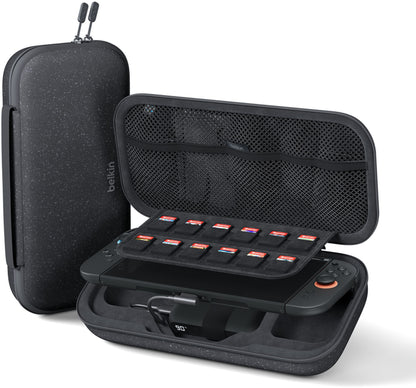 Belkin Charging -suojalaukku Nintendo Switch 2 / Switch / Switch OLED -konsolille, harmaa ENA001hqCH-V2