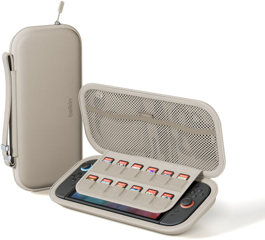 Belkin Travel -suojalaukku Nintendo Switch 2 -konsolille, beige ENA002hqSA