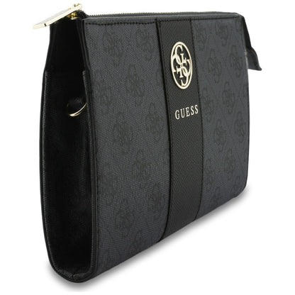 Universaali puhelinlaukku, Guess, 4G Round Classic Logo Stripe, musta