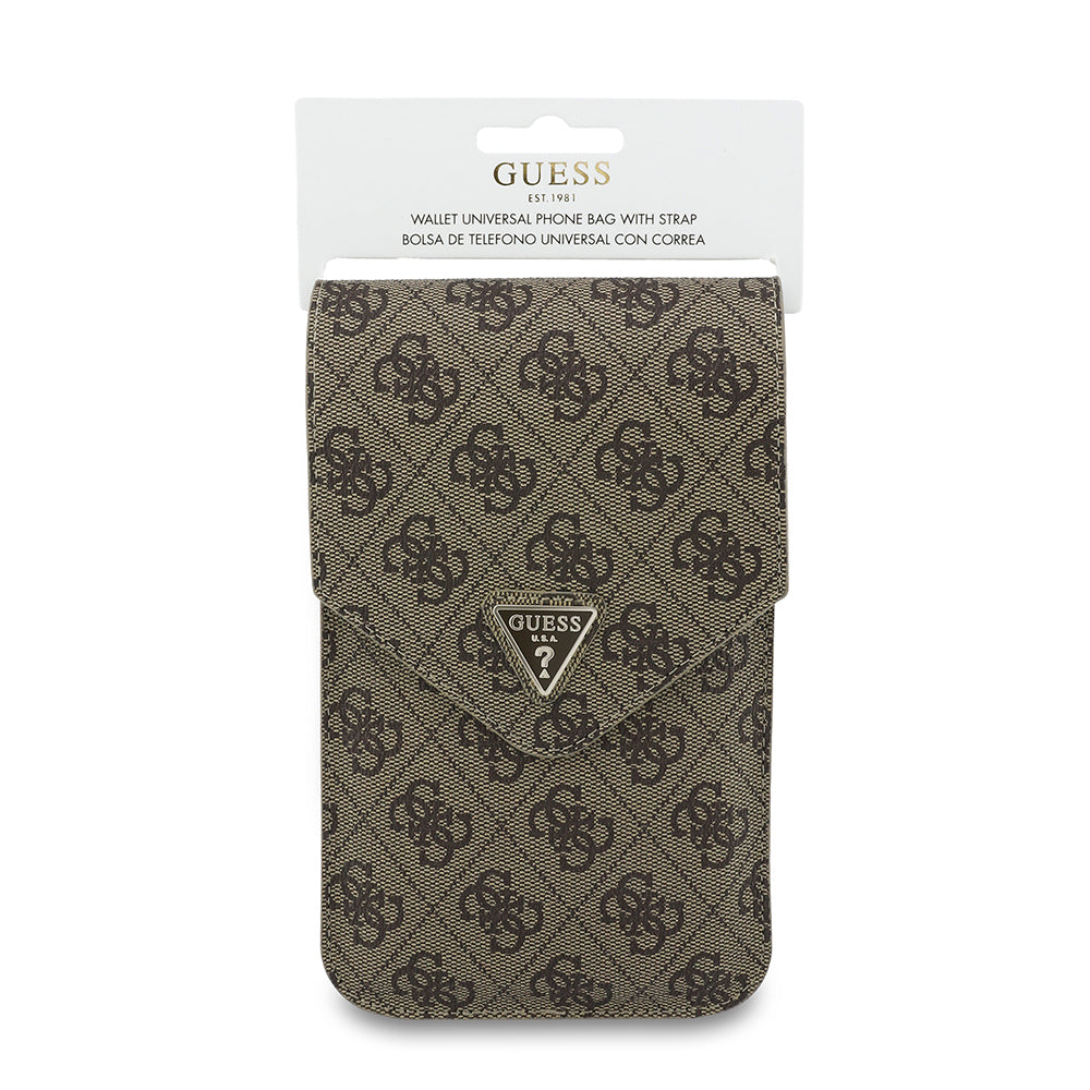 Yleinen puhelinkotelo, Guess, Fliptok Triangle 4G, Ruskea