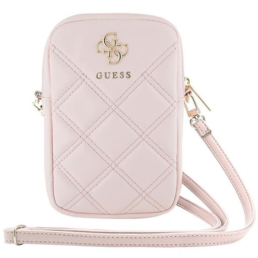 Yleinen puhelimen laukku, Guess, Quilted 4G, Pinkki