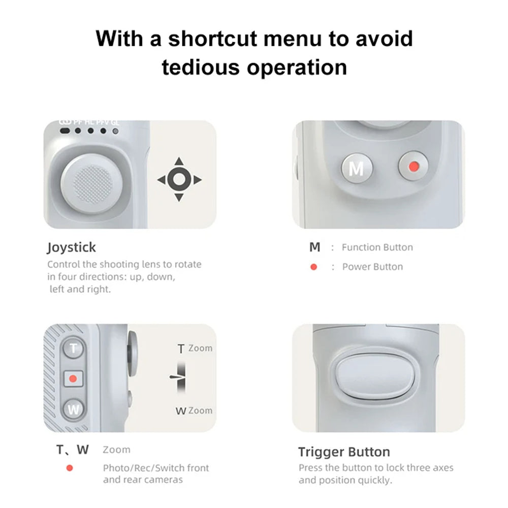 Gimbal Stabilizer Techsuit SK062, Gray