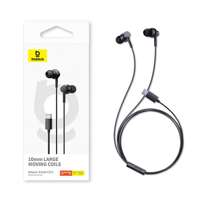 Handsfree USB-C Baseus Encok CZ11, Musta A00164300113-Z1